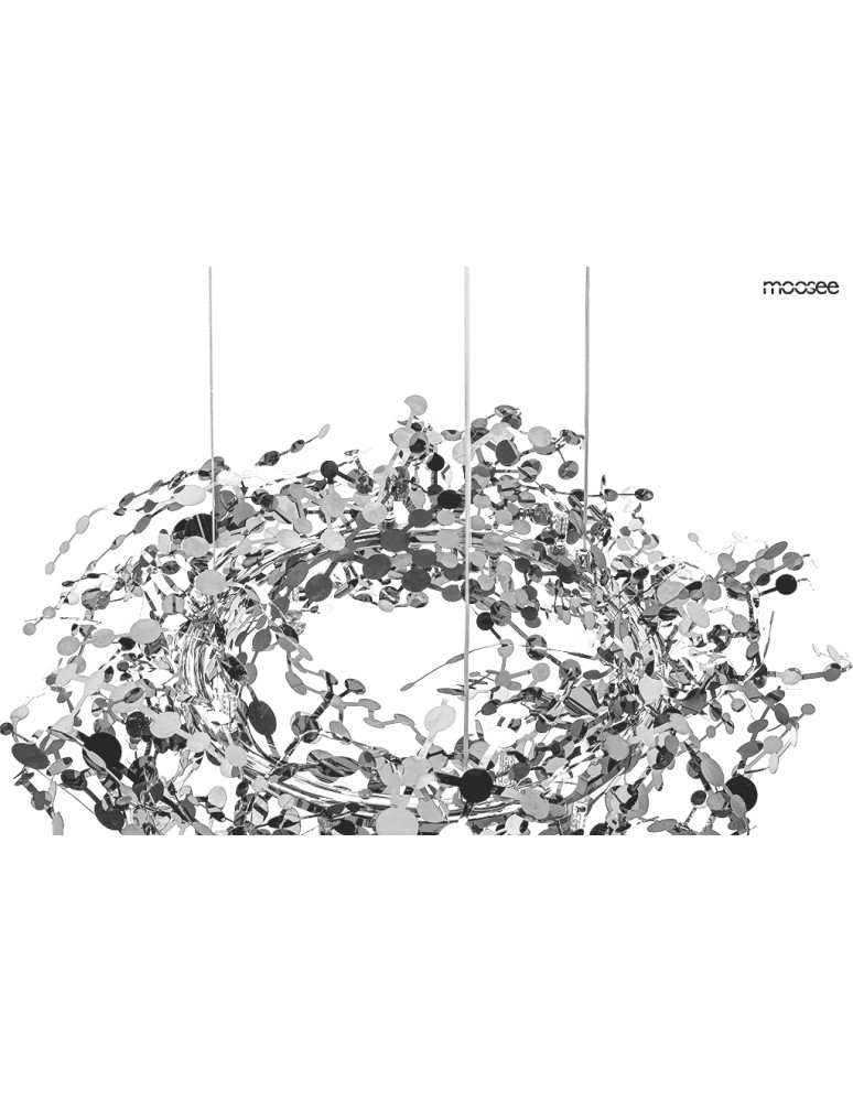 Designer pendant lamps - MOOSEE MONETE 80 chrome pendant lamp (MSE1501100177) - product kolory-swiatla.pl 7