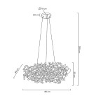 Designer pendant lamps - MOOSEE MONETE 80 chrome pendant lamp (MSE1501100177) - product 9