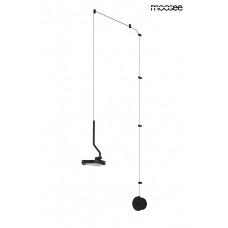 MOOSEE lampa ścienna FLAT czarna (MSE010100384)