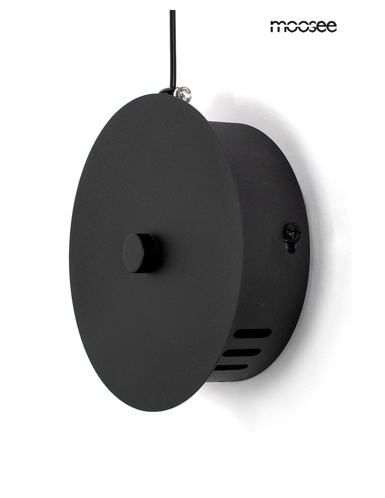 Wall lamps - MOOSEE FLAT wall lamp black (MSE010100384) - product kolory-swiatla.pl 4