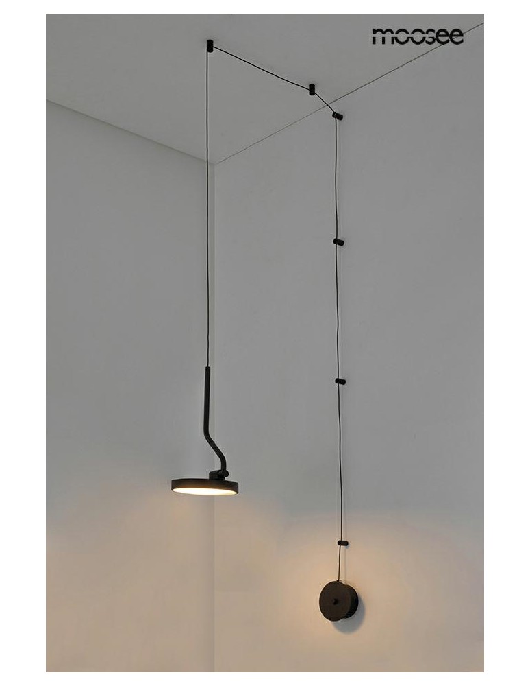 Wall lamps - MOOSEE FLAT wall lamp black (MSE010100384) - product kolory-swiatla.pl 9