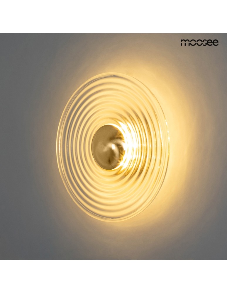 Designer wall lamps - MOOSEE ONDA gold wall lamp (MSE1501100146) - product kolory-swiatla.pl 4