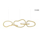 Pendant lamps over the island - MOOSEE JAZZ 5 gold pendant lamp (MSE1501100202) - product 1