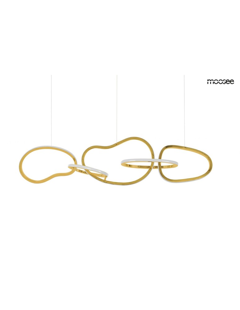 Pendant lamps over the island - MOOSEE JAZZ 5 gold pendant lamp (MSE1501100202) - product kolory-swiatla.pl 1