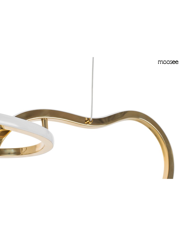 Pendant lamps over the island - MOOSEE JAZZ 5 gold pendant lamp (MSE1501100202) - product kolory-swiatla.pl 2