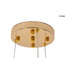 Designer pendant lamps - MOOSEE MONETE 60 gold pendant lamp (MSE1501100174) - product 8