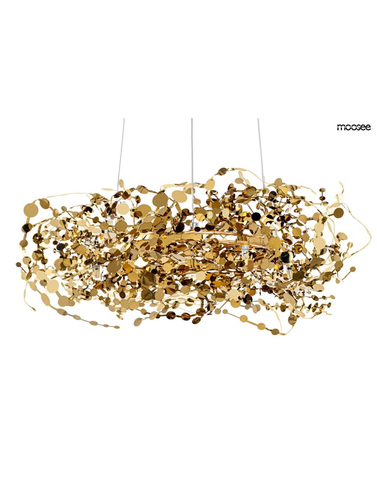 Designer pendant lamps - MOOSEE MONETE 80 gold pendant lamp (MSE1501100176) - product kolory-swiatla.pl 2