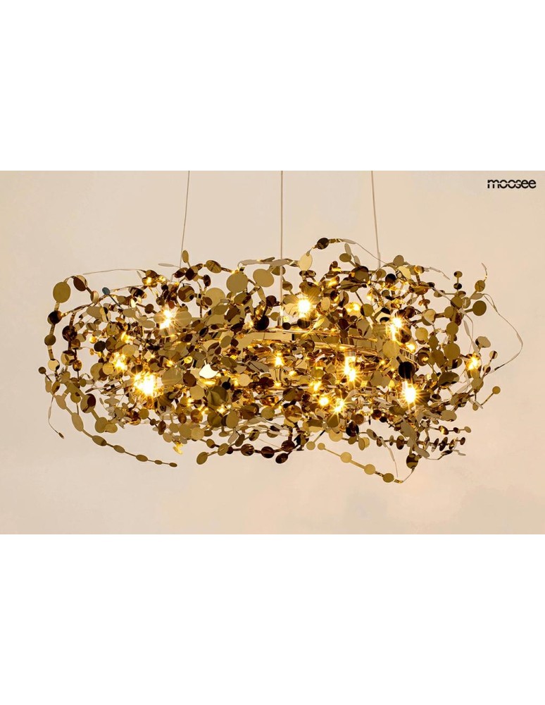 Designer pendant lamps - MOOSEE MONETE 80 gold pendant lamp (MSE1501100176) - product kolory-swiatla.pl 3