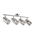 Spotlight ceiling lamps - Italux Sardo Spotlight/Spot Silver Smoked 4xE14 40W SPL-5581-4-SC-SG - product 1