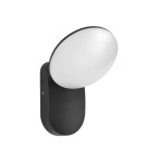 Outdoor wall lamps - Italux Monti 3K Outdoor Wall Mounted Black Sandblasted IP54 1xLED 7W 3000K OWL-6214-3K - product 1