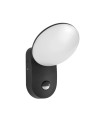 Italux Monti 4K D-sensor Outdoor Wall Mount Black Sandblasted IP54 1xLED 7W 4000K OWL-6214-S-4K