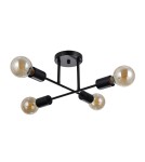Loft ceiling lamps - industrial - Italux Formio Pendant Matte Black 4xE27 40W PND-4052-4-BL - product 2