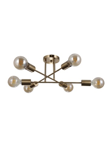 Italux Formio Hanging Brass Honey 6xE27 40W PND-4052-6-HBR - product 2