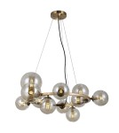 Pendant lamps spheres - Italux Canello Pendant Honey Brass 11xG9 5W PND-406007-11-HBR - product 1