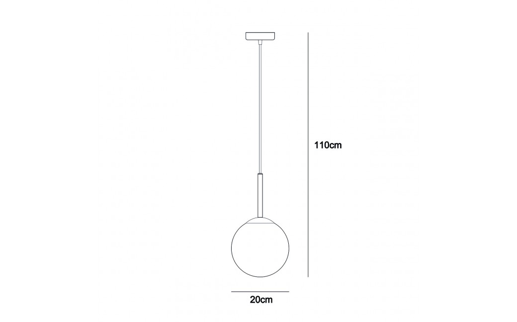 Italux Deore Wisząca Brąz antyczny 1xE27 40W PND-5578-1S-BRO-BK