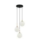Triple pendant lamps - Italux Deore Pendant Antique Bronze 3xE27 40W PND-5578-3S-BRO-BK - product 2