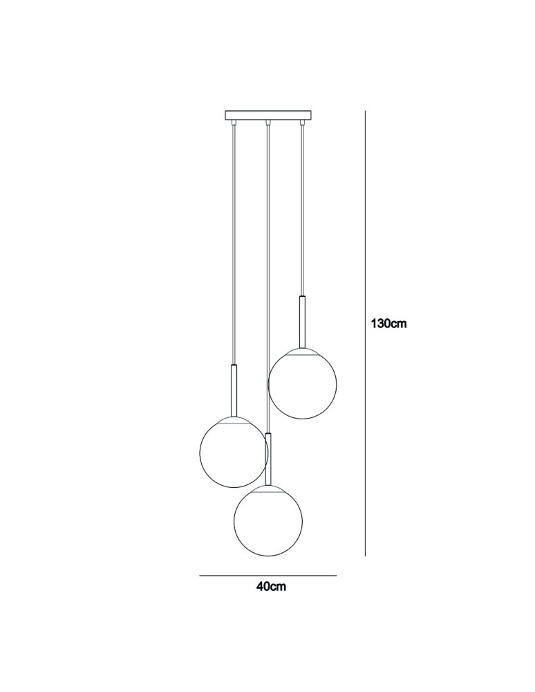Triple pendant lamps - Italux Deore Pendant Antique Bronze 3xE27 40W PND-5578-3S-BRO-BK - product kolory-swiatla.pl 3