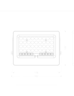 Italux Tiara Solarna Szary IP65 1xLED 100W 4000K SLR-21387-100W - produkt 2