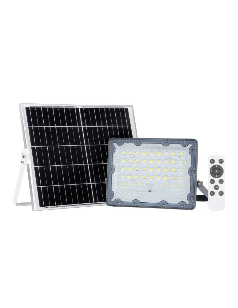 Solar lamps - Italux Tiara Solar Grey IP65 1xLED 100W 4000K SLR-21387-100W - product kolory-swiatla.pl 1