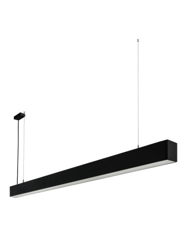 Italux Traversi RX 142 Black 3000K Linear Pendant Black Matte 1xLED 44W 3000K PRD-5470-142-BK-830-PN