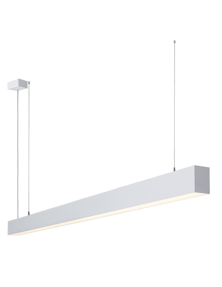 Pendant lamps over desk - Italux Traversi RX 200 White 4000K Linear Pendant White Matte 1xLED 62W 4000K PRD-5470-200-WH-840-PN - product kolory-swiatla.pl 1
