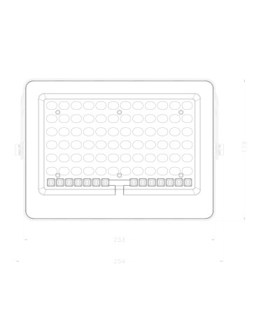 Italux Tiara Solarna Szary IP65 1xLED 200W 4000K SLR-21387-200W - produkt 2