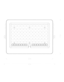 Italux Tiara Solarna Szary IP65 1xLED 200W 4000K SLR-21387-200W - produkt 2