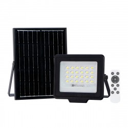 Italux Norla Solarna Czarny IP65 1xLED 50W 4000K SLR-42563-50W