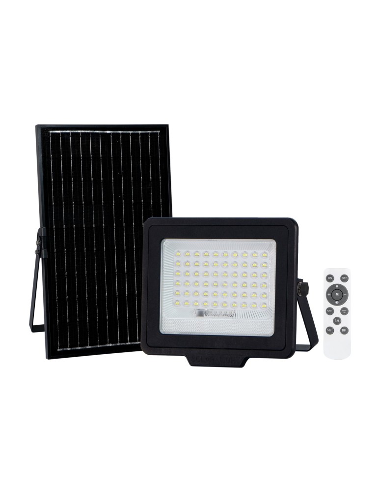 Solar lamps - Italux Norla Solar Black IP65 1xLED 200W 4000K SLR-42563-200W - product kolory-swiatla.pl 1