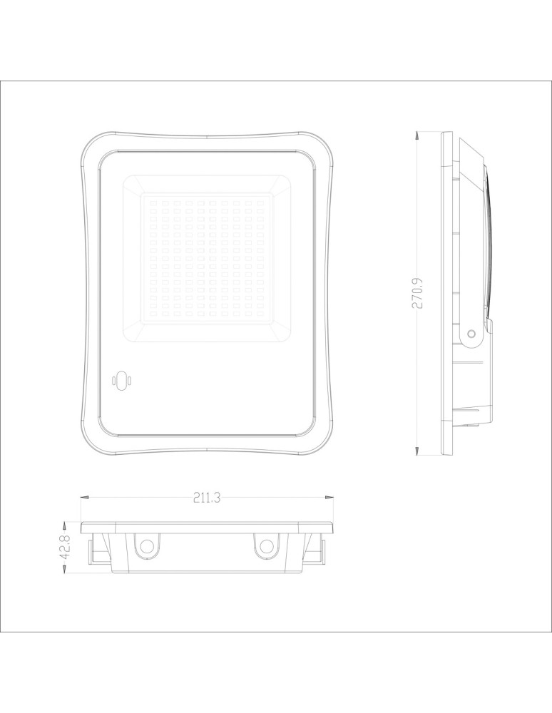 Solar lamps - Italux Bares Solar Grey IP65 1xLED 100W 4000K SLR-73142-100W - product kolory-swiatla.pl 2