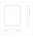 Solar lamps - Italux Bares Solar Grey IP65 1xLED 200W 4000K SLR-73142-200W - product 2