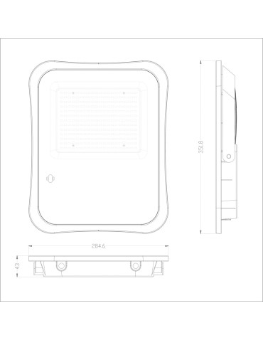 Italux Bares Solarna Szary IP65 1xLED 200W 4000K SLR-73142-200W - produkt 2