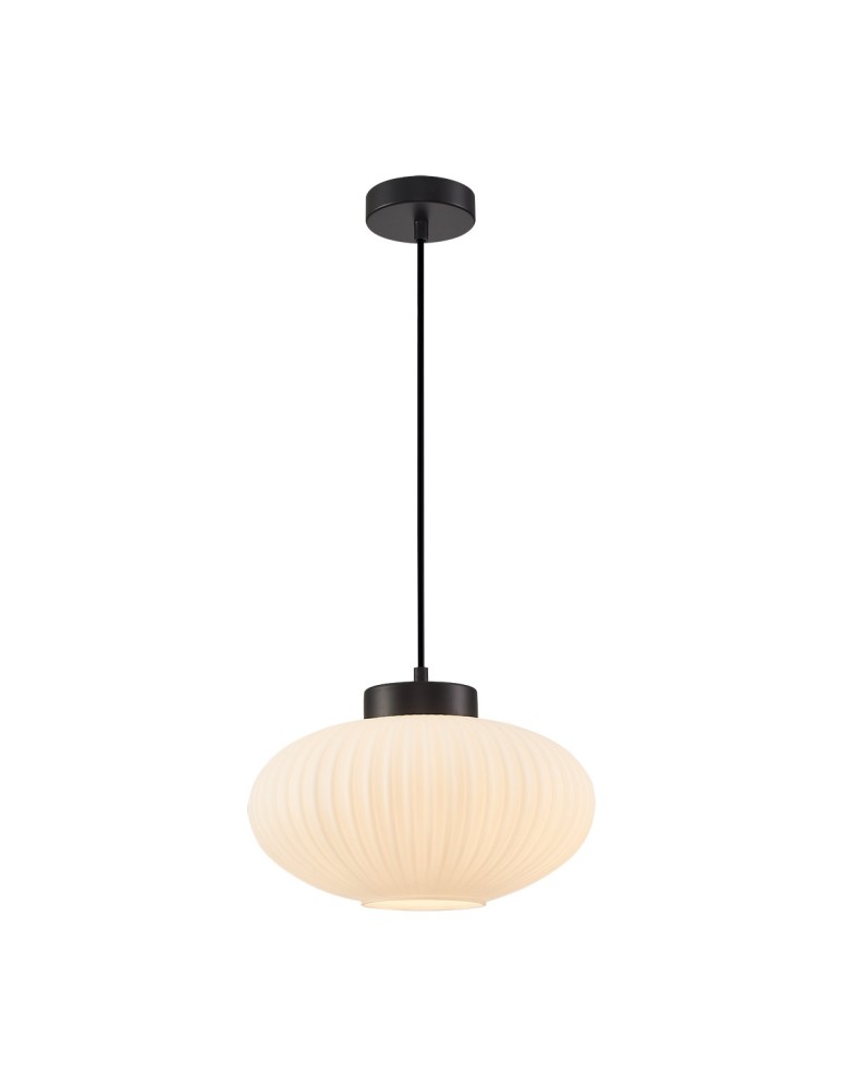 Single pendant lamps - Italux Groste Pendant Black 1xE27 40W PND-52376-1-BK - product kolory-swiatla.pl 1