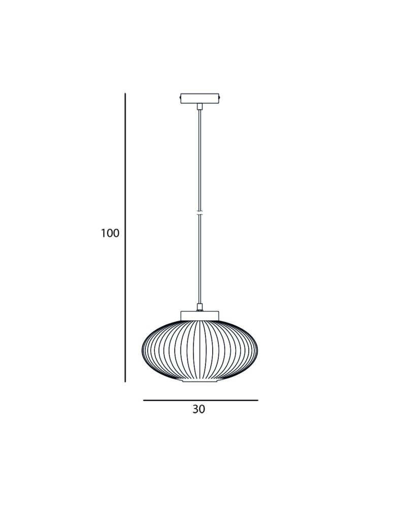 Single pendant lamps - Italux Groste Pendant Gold 1xE27 40W PND-52376-1-GD - product kolory-swiatla.pl 2