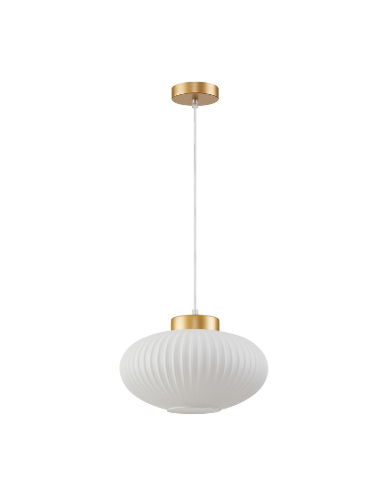 Single pendant lamps - Italux Groste Pendant Gold 1xE27 40W PND-52376-1-GD - product kolory-swiatla.pl 3