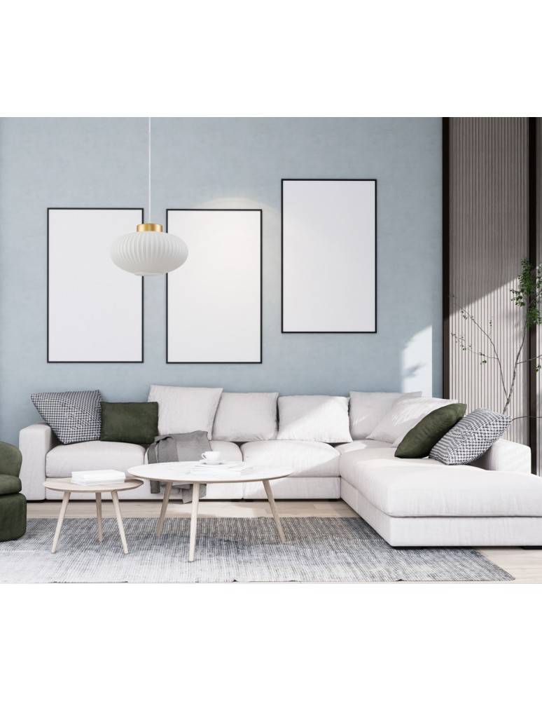 Single pendant lamps - Italux Groste Pendant Gold 1xE27 40W PND-52376-1-GD - product kolory-swiatla.pl 4