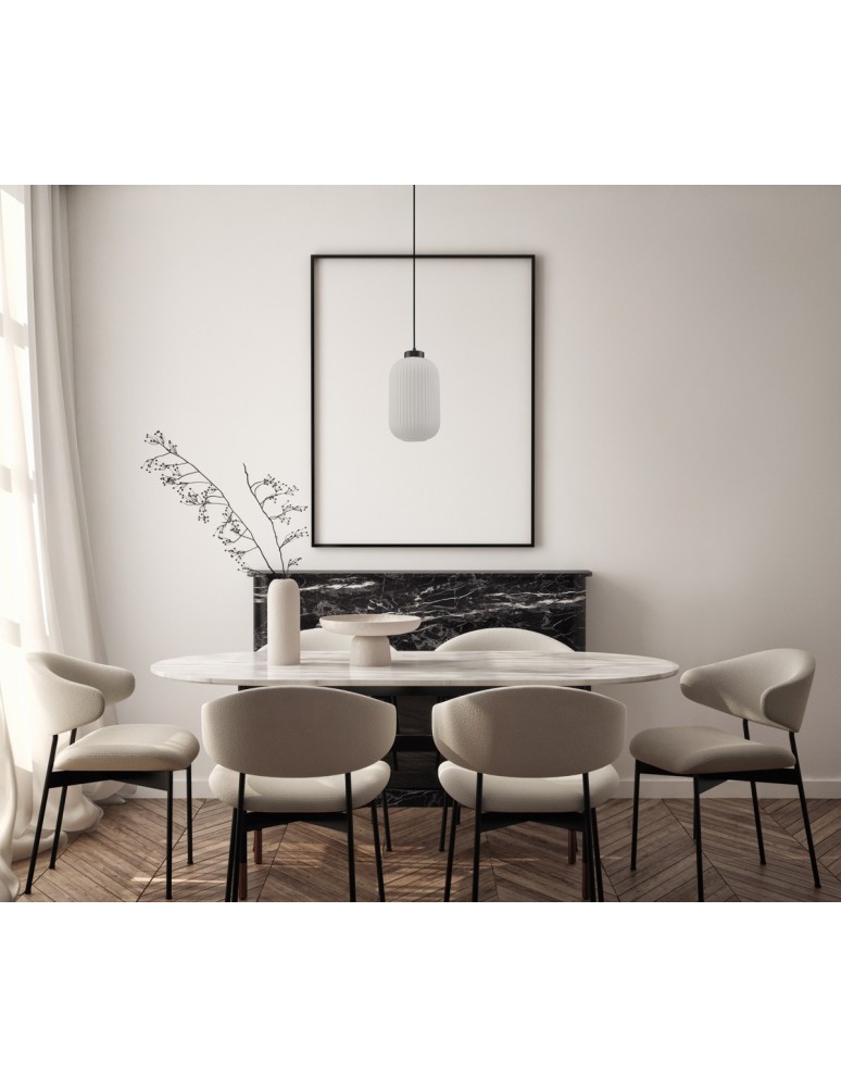 Single pendant lamps - Italux Lindo Pendant Black 1xE27 40W PND-52636-1-BK - product kolory-swiatla.pl 2