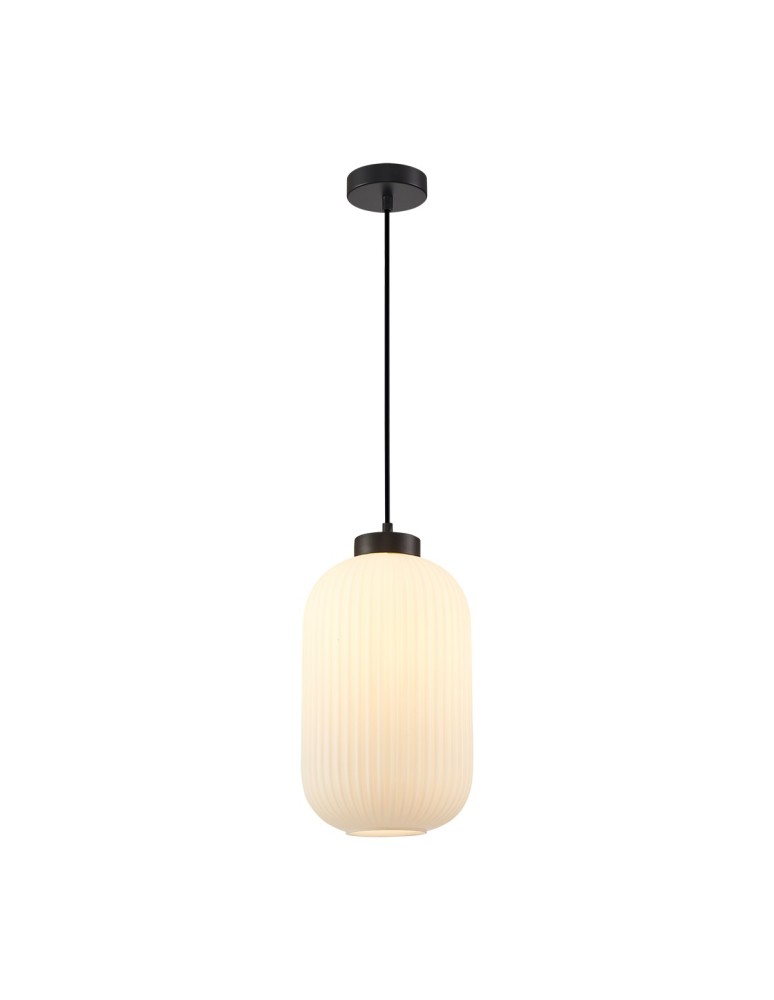 Single pendant lamps - Italux Lindo Pendant Black 1xE27 40W PND-52636-1-BK - product kolory-swiatla.pl 1