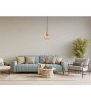 Single pendant lamps - Italux Favera Pendant Antique Bronze 1xE27 40W PND-42361-1-BRO-AMB - product 2