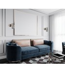 Wall lamps - Italux Menfi Wall lamp matt black+honey brass 1xE27 40W WL-44236-1-BK-GD - product 2