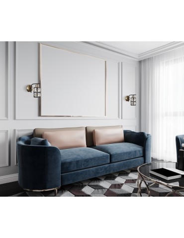 Italux Menfi Wall lamp matt black+honey brass 1xE27 40W WL-44236-1-BK-GD - product 2