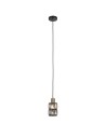 Italux Menfi Pendant matt black+honey brass 1xE27 40W PND-44236-1-BK-GD