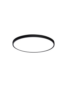 Italux Alata Plafon Czarny 1xLED 24W 2800K+4000K+6000K PLF-72836-300R-24W-BL