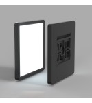 LED ceiling lamps - Italux Bastia Plafond Black 1xLED 24W 2800K+4000K+6000K PLF-83625-300S-24W-BL - product 2