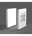 LED ceiling lamps - Italux Bastia Plafond White 1xLED 45W 2800K+4000K+6000K PLF-83625-450S-45W-WH - product 2