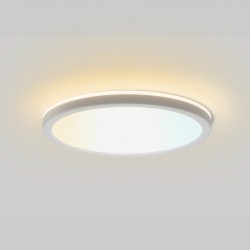 Italux Corte Plafon Biały 1xLED 28W Przód: 2800K+4000K+6000K, bok zawsze 2800K PLF-63452-300R-28W-WH