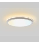 LED ceiling lamps - Italux Corte Plafond White 1xLED 36W Front: 2800K+4000K+6000K, side always 2800K PLF-63452-400R-36W-WH - product 1