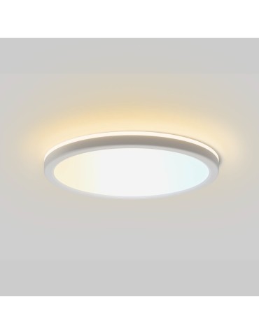 Italux Corte Plafond White 1xLED 36W Front: 2800K+4000K+6000K, side always 2800K PLF-63452-400R-36W-WH