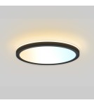 LED ceiling lamps - Italux Corte Plafond Black 1xLED 36W Front: 2800K+4000K+6000K, side always 2800K PLF-63452-400R-36W-BL - product 1