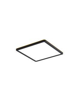 Italux Aleria Plafon Czarny 1xLED 22W Przód: 2800K+4000K+6000K, bok zawsze 2800K PLF-39573-230S-22W-BL